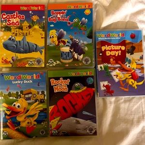 5 Word World DVDs Learning English PBS